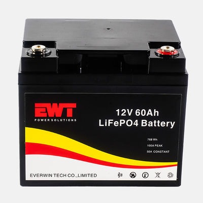 Купить Balck 12V 60Ah LFP литий-железофосфатная батарея для замены солнечной энергетической системы online manufacture