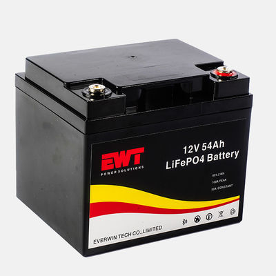 Купить LiFePO4 Литийная батарея 12.8V 54Ah Литий железофосфатная батарея Пакет SLA замена LFP батарея online manufacture