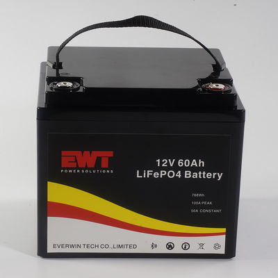 Купить OEM перезаряжаемый литий-ионный аккумулятор 12в 60ah 768Wh lifepo4 аккумулятор для скутера E-bike Golf car online manufacture