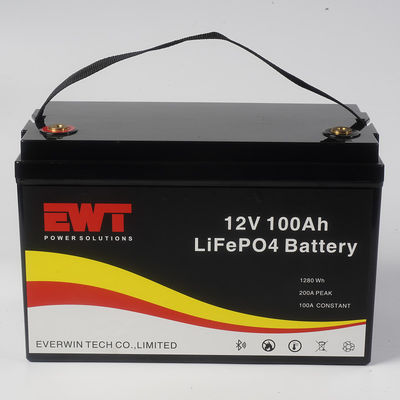 Купить 12V 100AH глубокий цикл аккумуляторная батарея с умной функцией мониторинга Bluetooth для компактного и долговечного Производство в сети