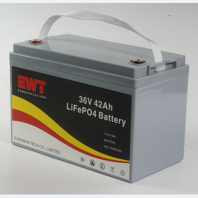 Купить Пластиковый корпус Lifepo4 аккумуляторная батарея 36V 42AH для наружного BBQ энергохранилища Производство в сети