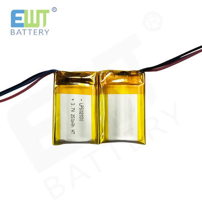 Купить 4.2V зарядное напряжение отключения и Ли-поли аккумулятор с капсульными ячейками LP502030 3.7V 250mAh online manufacture