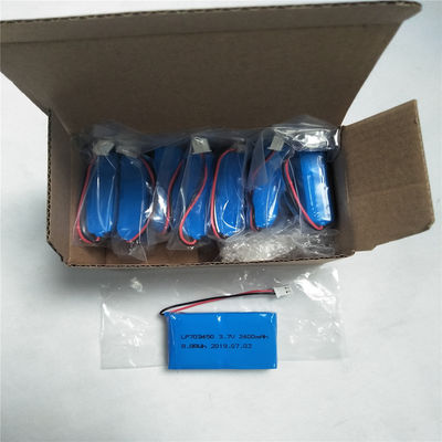 Купить LP703450 3,7V 2400mAh литий полимерная аккумуляторная батарея для воздушного или морского транспорта Производство в сети