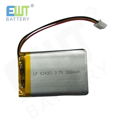 Купить LP824262 3.7V 2600mAh Высокая мощность LiPo Pack для светодиодного устройства Производство в сети