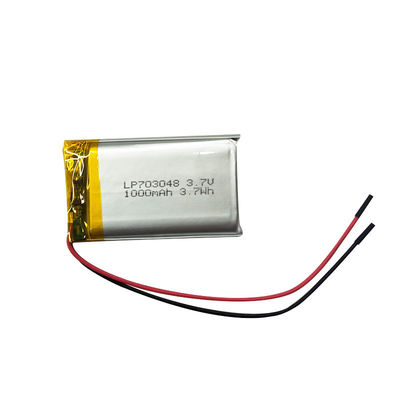 Купить LP703048 3,7V 1000mAh литий полимерный аккумулятор Производство в сети
