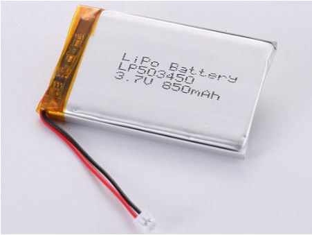 Купить LP503450 3.7V 850MAH Li-polymer Battery High Capacity for Power Users Oem Odm Supported CE Certificates online manufacture