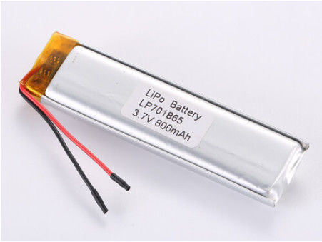 Купить JST Connector LP701865 3.7V 800MHA ROHS Certified Lithium Polymer Battery For High Performance And Efficiency Производство в сети