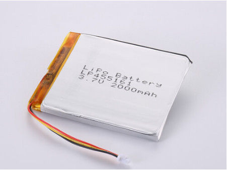 Купить LP455161 3.7V 2000MAH литий-ионные батареи производители Призматические серебряные литий-полимерные батареи с 12-месячной годовой гарантией online manufacture