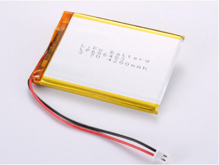 Купить LP686483 3.7V 4200MAH Ли-ионная батарея, изготовленная в производстве высокопроизводительной липопакетной батареи для температурного диапазона 20C -60C Производство в сети