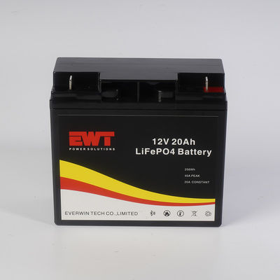Перезаряжаемая литий-ионная батарея LifePo4 батарея 12V 20AH для солнечной системы с BMS