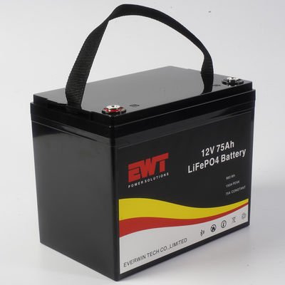 Онлайн аккумулятор Li-Fepo4 12V 75AH с Bluetooth Монитор мобильного телефона