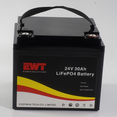 Lifepo4 портативный аккумулятор 24V 30AH с Bluetooth