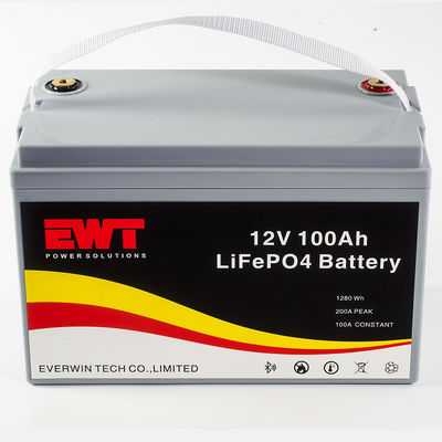 OEM 12V 100ah LiFePO4 батарея с умным BMS 5000 циклов вне сети