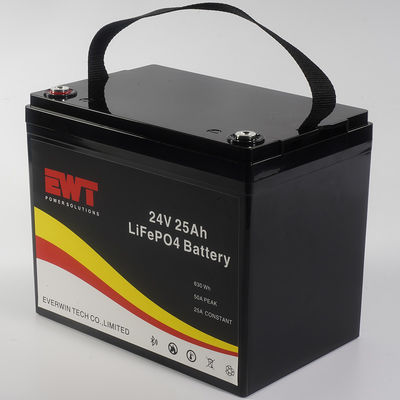 Встроенная в BMS 24V литий-железофосфатная батарея с скоростью разряда 3C и максимальным током зарядки 20A