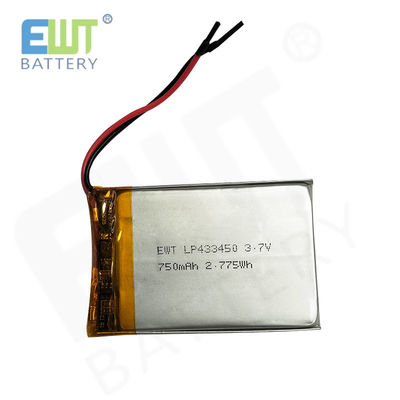 LP433450 3.7V 750mAh Ли-полимерный энергоэлектрический элемент с защитой от перезарядки