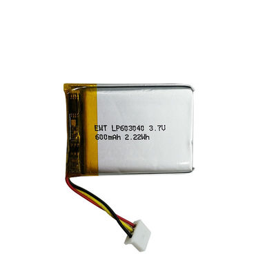 JST/Customized Connector Type NO для литий-полимерной батареи LP603040