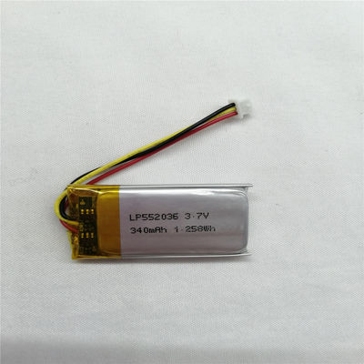 Мощная и долговечная литий-полимерная батарея LP552036 3.7V 340mAh