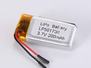 LP501730 200MAH высокая плотность энергии литий полимерная аккумуляторная батарея Максимальный ток разряда 0,35 А 3,7 В напряжение