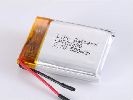 3.7V 500mAh литий полимерные элементы с сертифицированной ROHS перезаряжаемой батареей для тяжелых применений