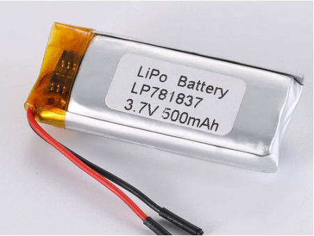 LP781837 3.7V 500MAH 1C Контентный ток разряда Литий полимерный аккумулятор для смартфонов Чистый кобальтовый анодный материал Другие