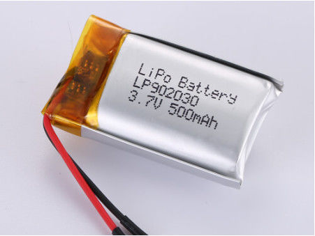LP902030 3.7V 500MAH LiPo Pack высокой емкости CC/CV Способ зарядки и химия литиевых полимеров