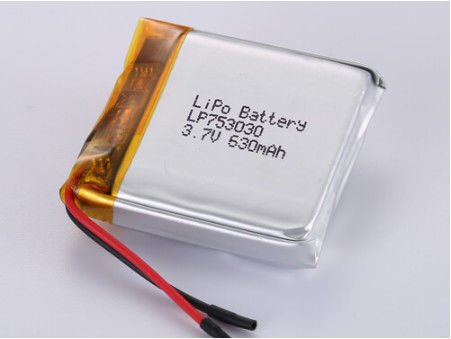 LP753030 3.7V 630MAH Серебряный литий-полимерный аккумулятор для долговременной работы