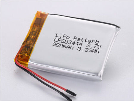 LP603444 3,7V 900MAH литий-ионные батареи производители Монетной размер Литий-полимерный аккумулятор А класс для заряжаемых устройств