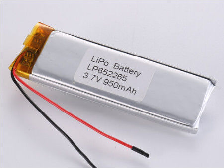 LP652265 3,7V 950MHA литий-ионные батареи производители Другие анодные материалы LiPo Pack высокой емкости для рынков стран от EWT