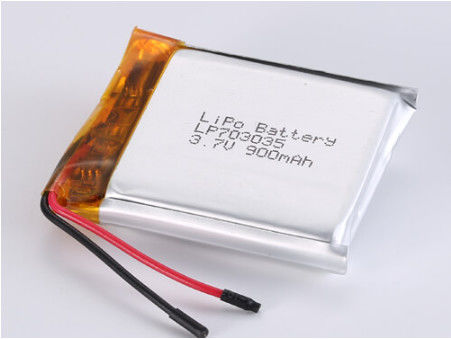 LP703035 3,7V 900MAH литий-полимерная батарея с защищенной схемой и температурой разряда от -20°C до 60°C