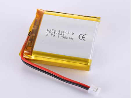 Sharp Square LiPo аккумуляторная батарея высокой емкости и мягкий пакет дизайн для долговременной производительности LP114545 3.7V 1700MAH