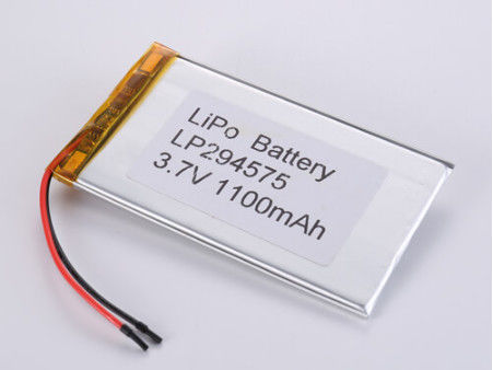 LP294575 3.7V 1100MHA квадратная литий-полимерная батарея с защитой от перезарядки