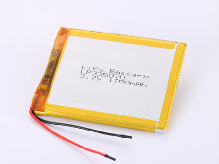 Химический состав Литий-полимерная батарея LP336070 3.7V 1700MAH с защитой от перезарядки и высокой скоростью разряда