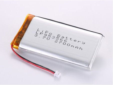 LP953566 3.7V 2700MAH Литий полимерная аккумуляторная батарея Призматический, пучок, кнопка Форма A