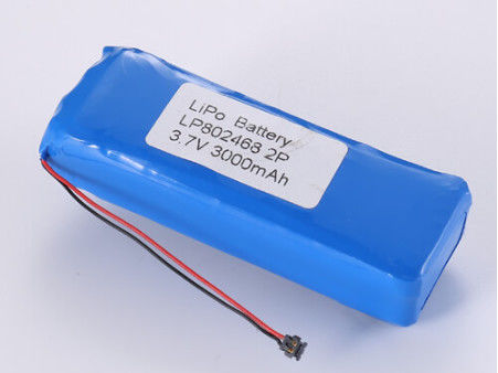 LP802468 3,7V 3000MAH Литий полимерный аккумулятор для хранения энергии Защита от перезарядки