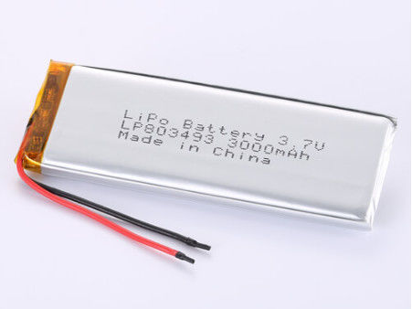 LP803493 3,7V 3000MAH Литий-ионные батареи Производители JST/Конфигурация типа соединителя для долговечной работы