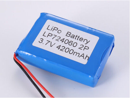 LP724060 3,7V 4200MAH Ли-ионная батарея для промышленных применений с током разряда 1C