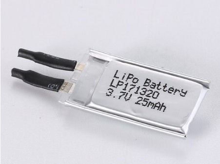 LP171320 3.7V 25MAH Легкая и мощная литий-полимерная аккумуляторная батарея с защитой ПКБ