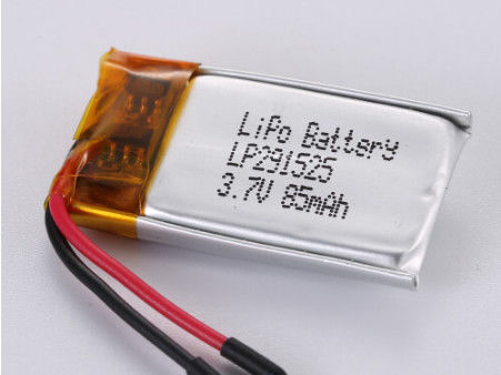 Защита от перетока LP291525 3.7V 85MAH Ли-ионная батарея для быстрой доставки