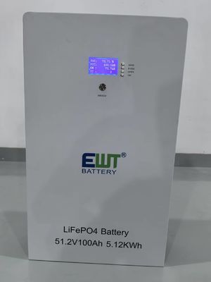 Премиум EWT LiFePO4 51.2V 100Ah 5,12kWh батарея для надежной солнечной энергии и RV