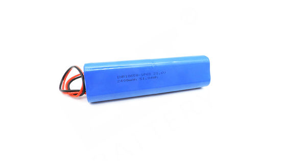 INR18650 21.6v 2400mah настраиваемый проволочный соединитель Литий-ионный аккумулятор с корпусом ABS и цилиндрическими ячейками